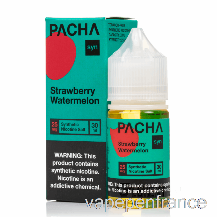 Pastèque Fraise - Sels De Pachamama - Stylo Vape 30ml 50mg